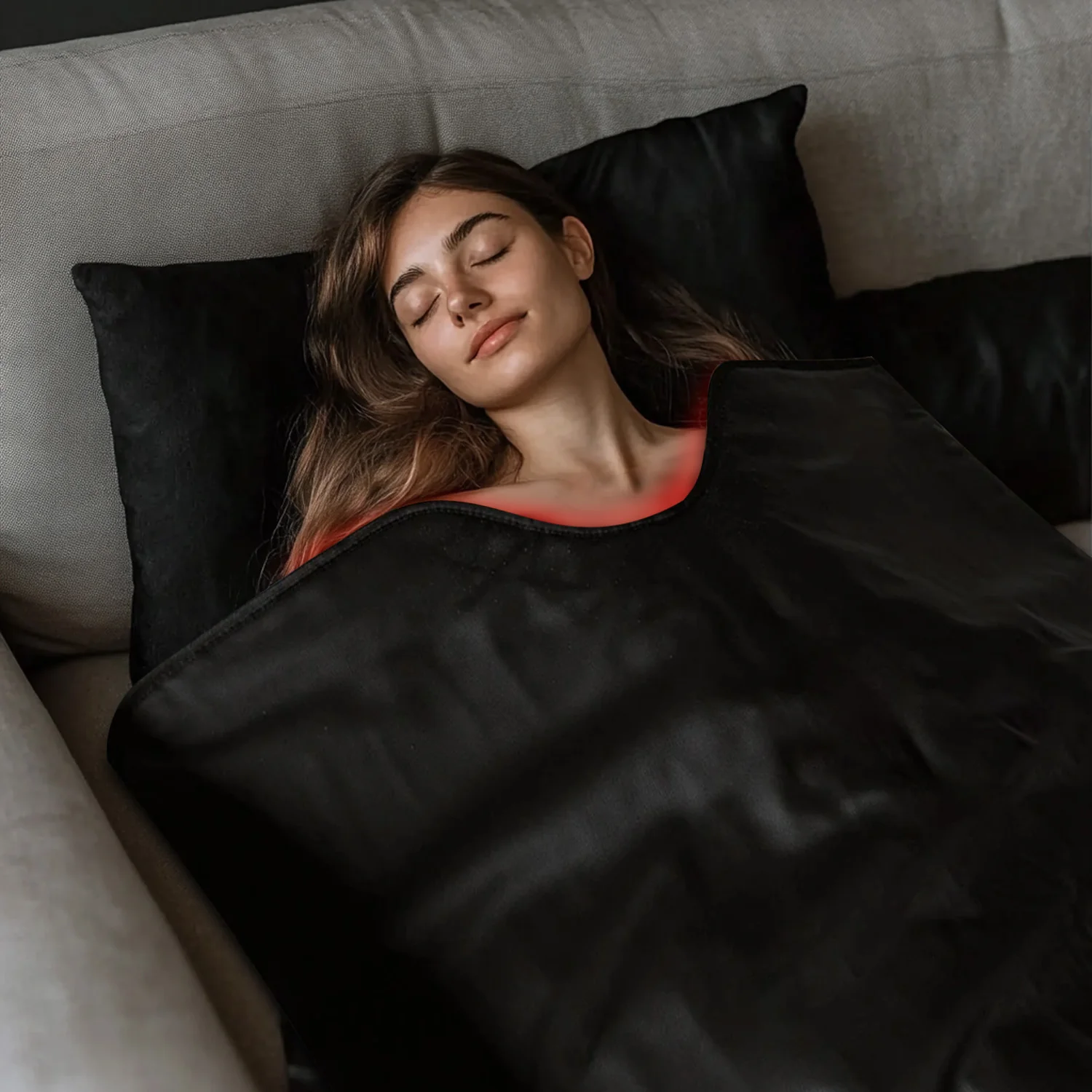 Megelin 3-in-1 Sauna Blanket with Red Light - Image 7