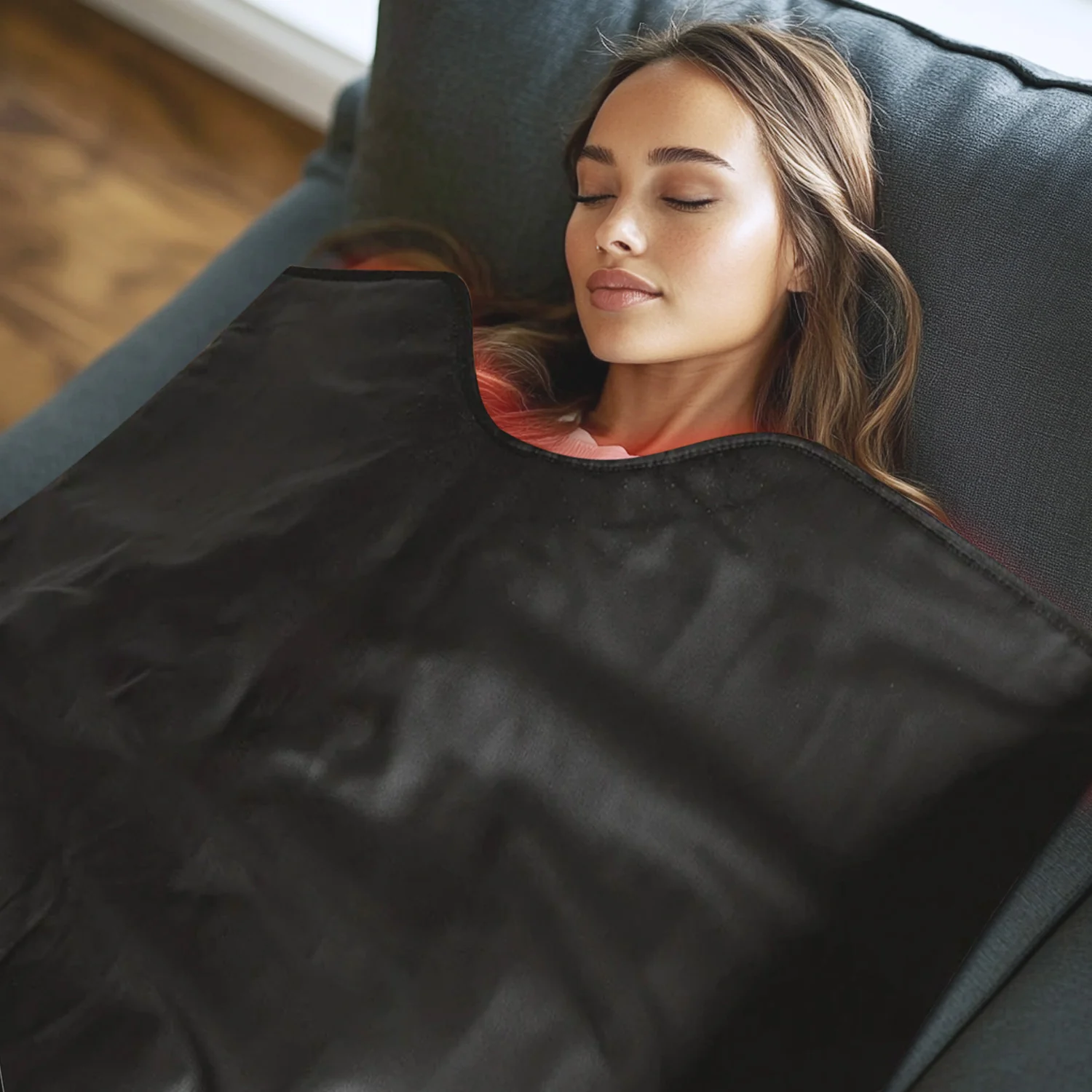 Megelin 3-in-1 Sauna Blanket with Red Light - Image 8
