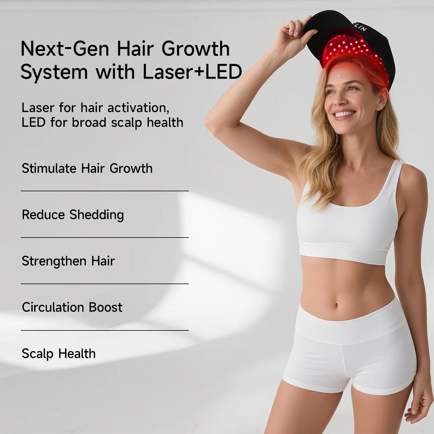 Megelin GrowLux Laser+LED Cap - Image 3