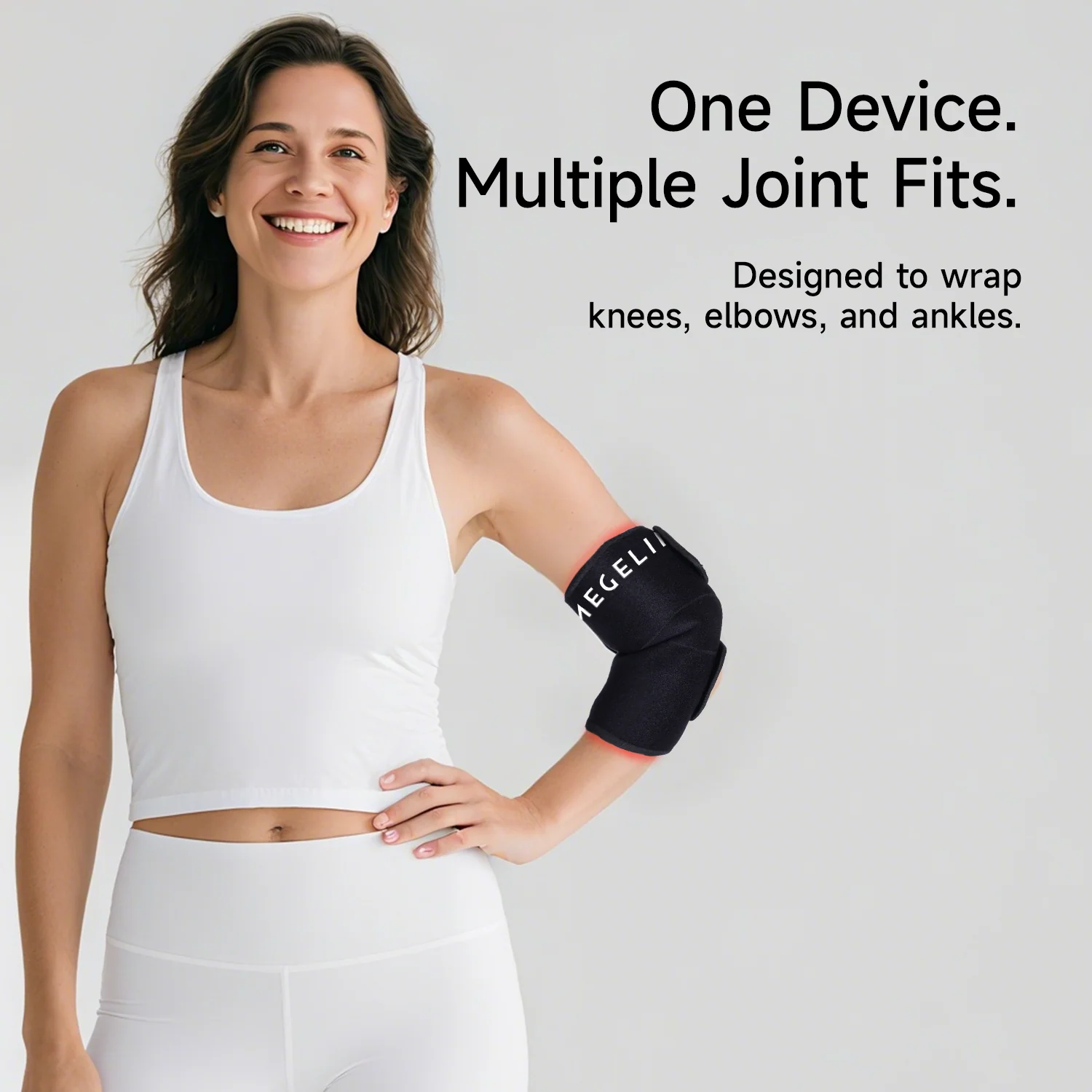Megelin JointLux Laser+LED Light Therapy Wrap - Image 5