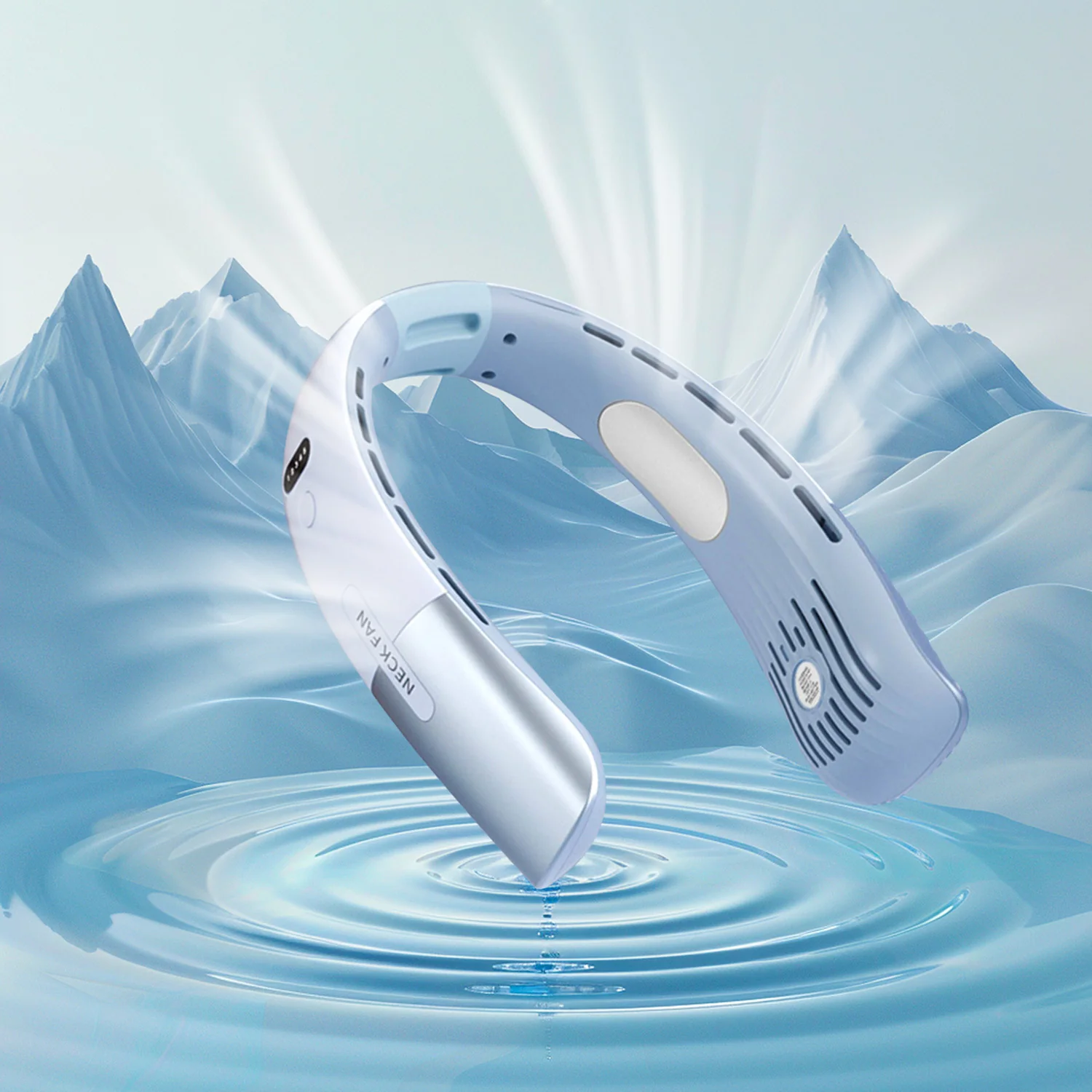 Megelin HandsFree USB Neck Fan - Image 11