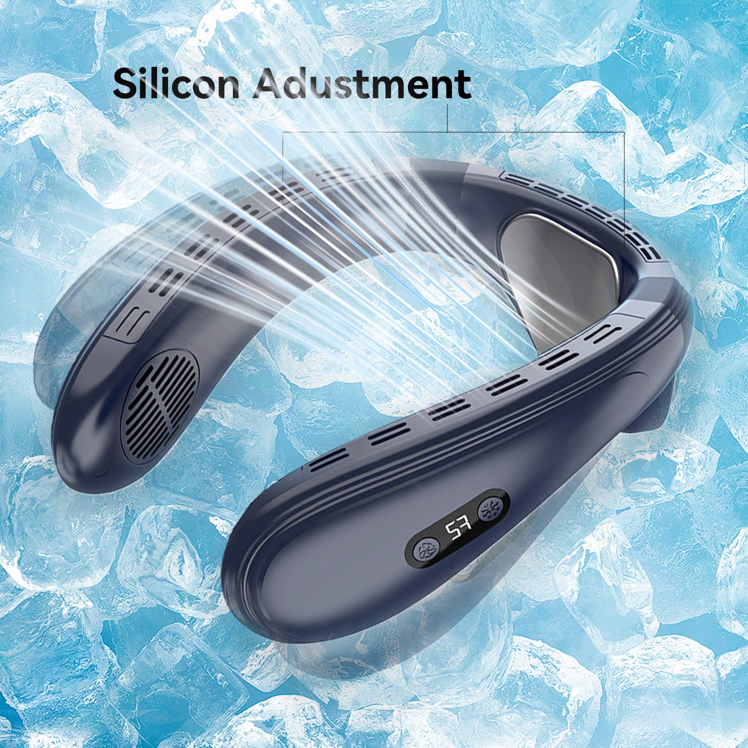 Megelin HandsFree USB Neck Fan - Image 12
