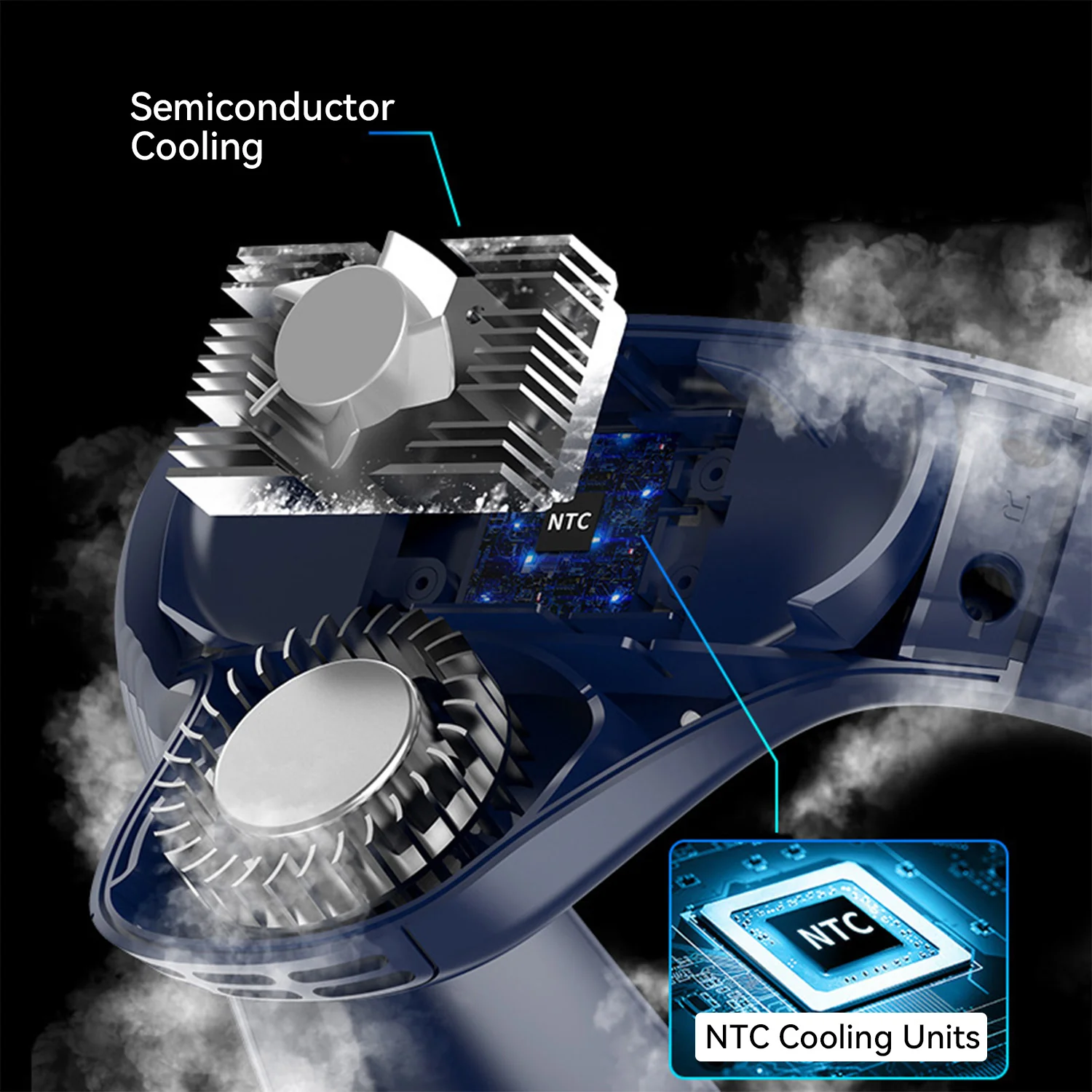 Megelin HandsFree USB Neck Fan - Image 13
