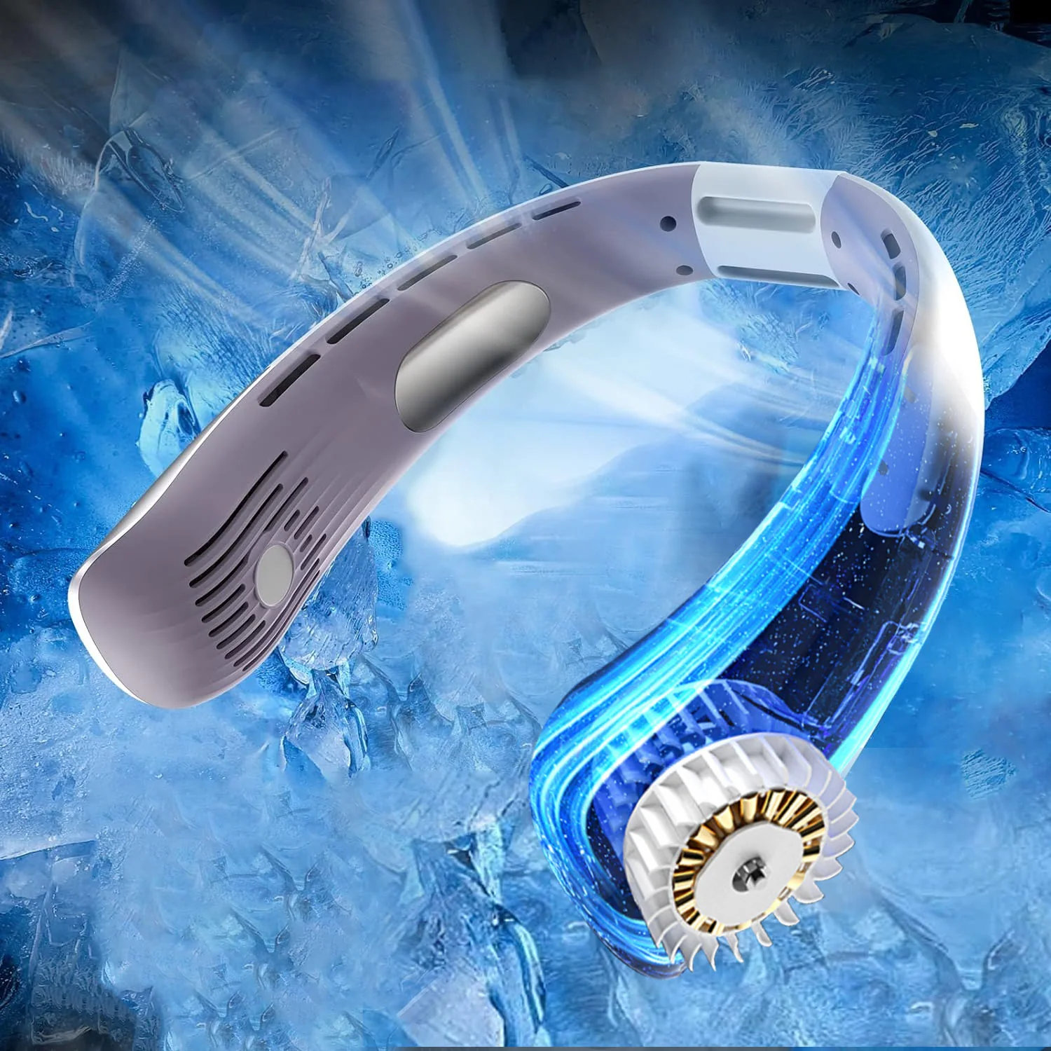 Megelin HandsFree USB Neck Fan - Image 3