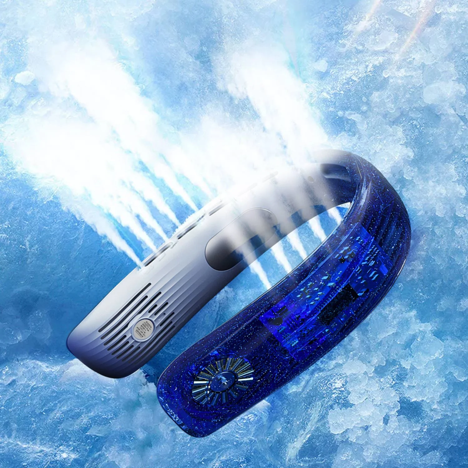 Megelin HandsFree USB Neck Fan - Image 4