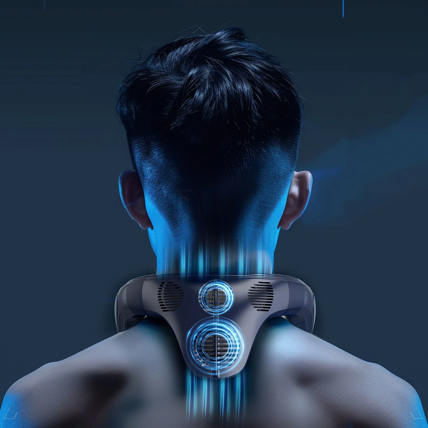Megelin HandsFree USB Neck Fan - Image 5