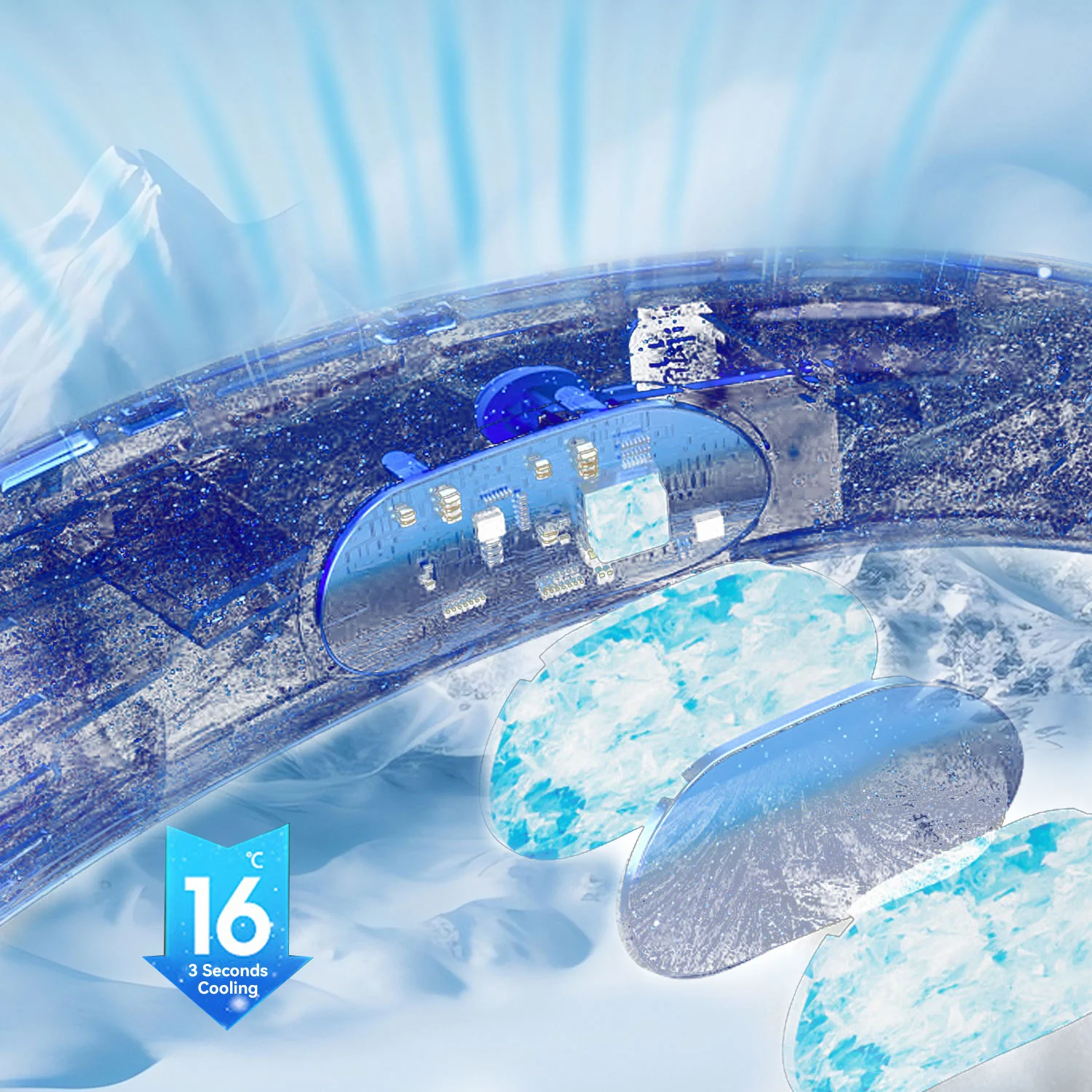 Megelin HandsFree USB Neck Fan - Image 6