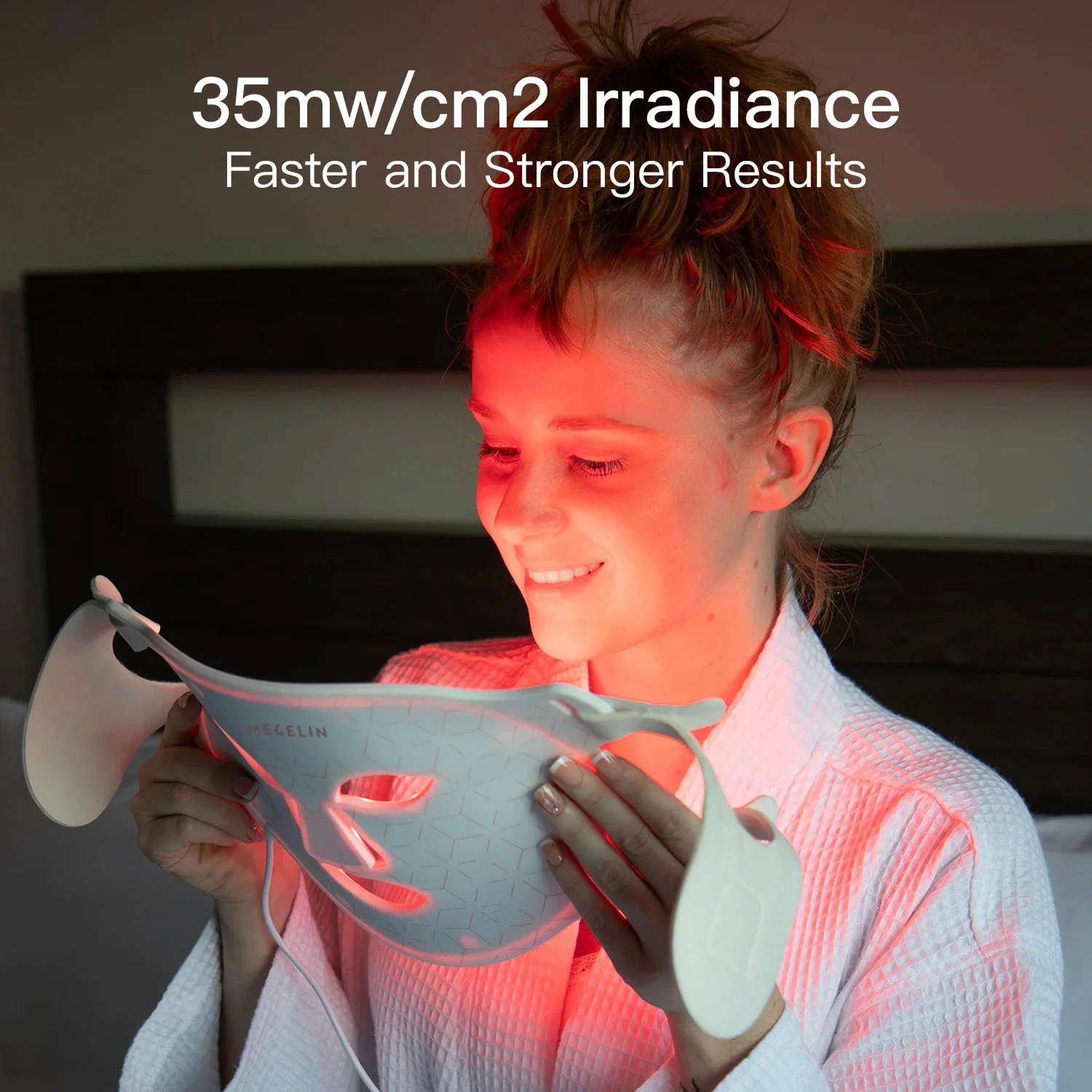 Megelin LED Red Light Therapy Face Mask - Image 5