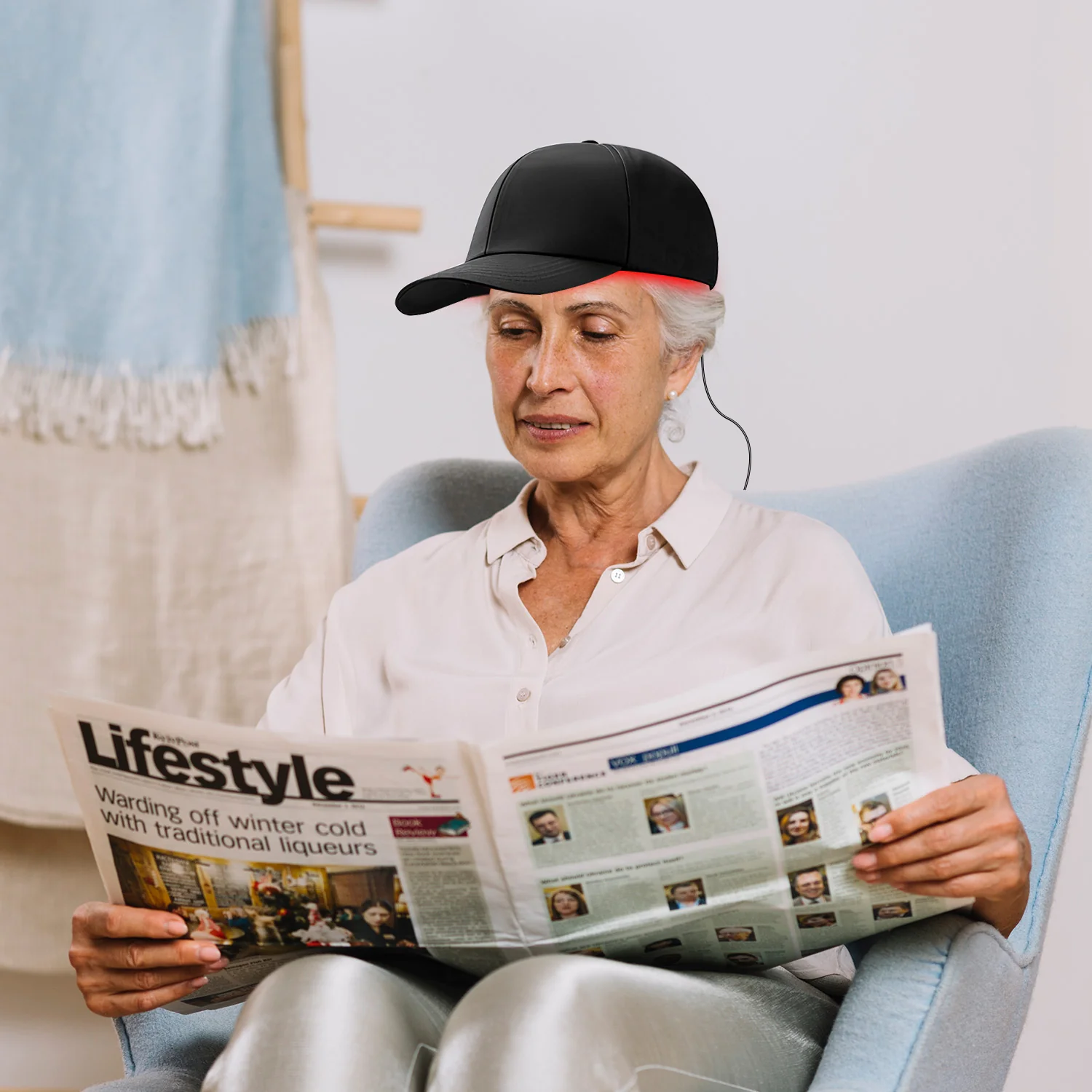 Megelin LED Light Therapy Cap - Image 3