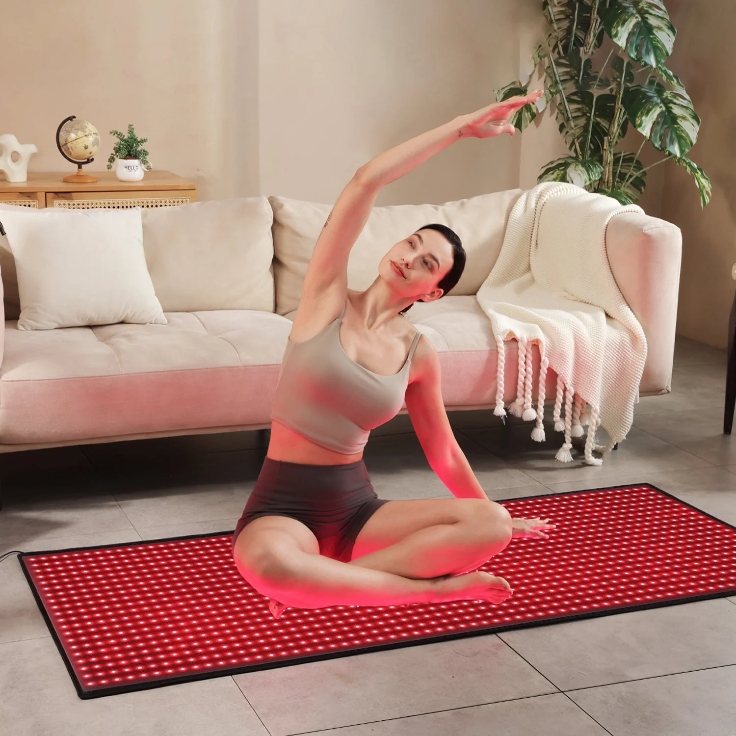 Megelin Red and Near-Infrared Light Therapy Mat for Whole Body - Image 7