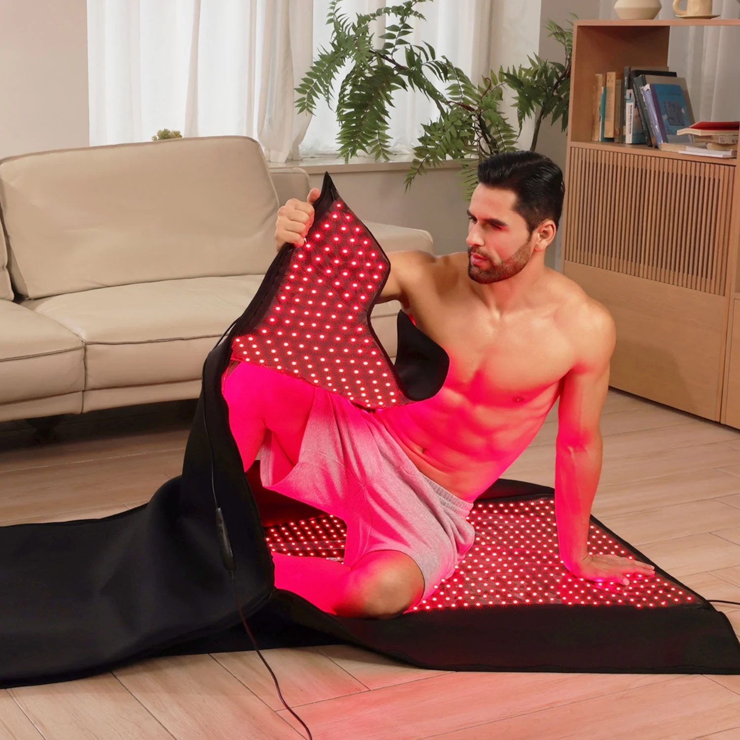 Megelin Red and Near-Infrared Light Therapy Mat for Whole Body - Image 8