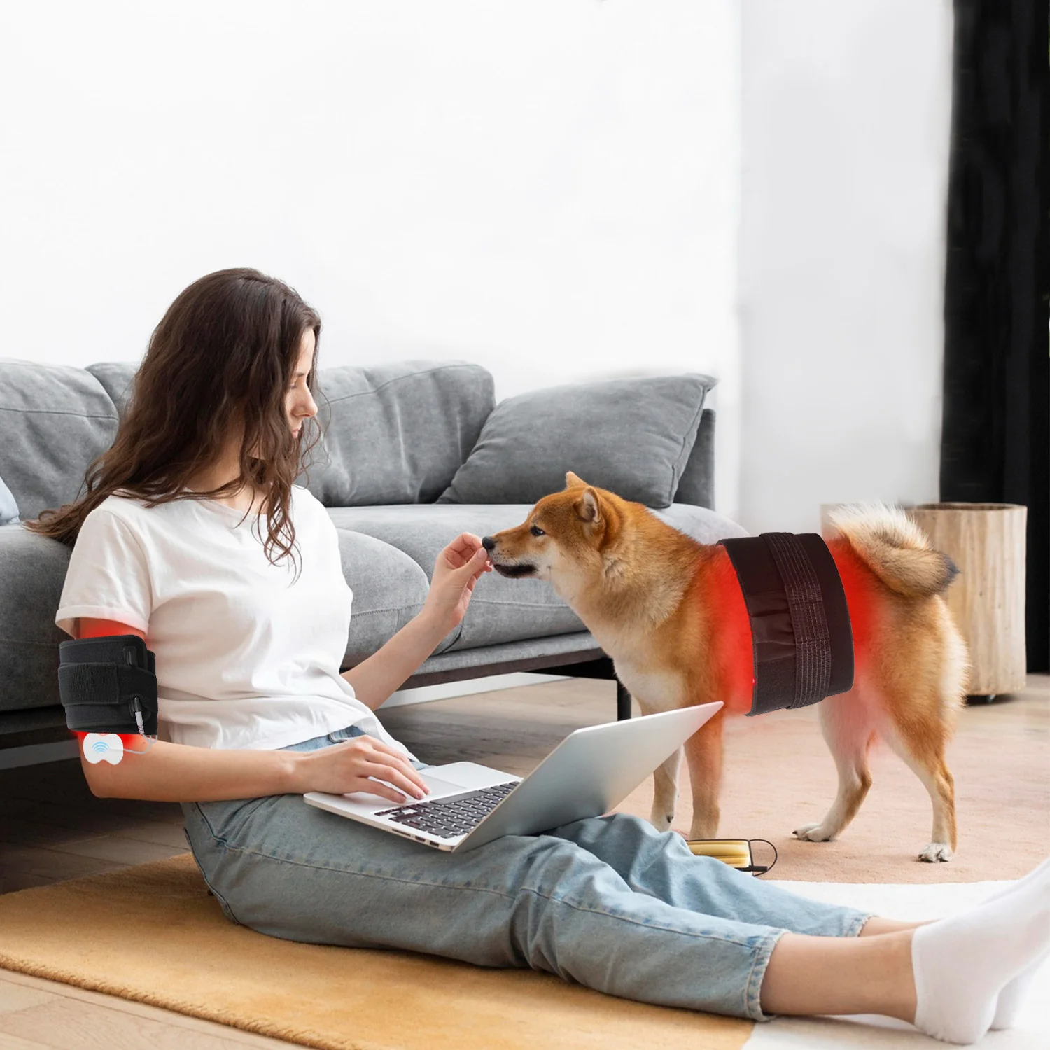 Megelin Red Light Therapy Belt for Foot and Calf - Image 4