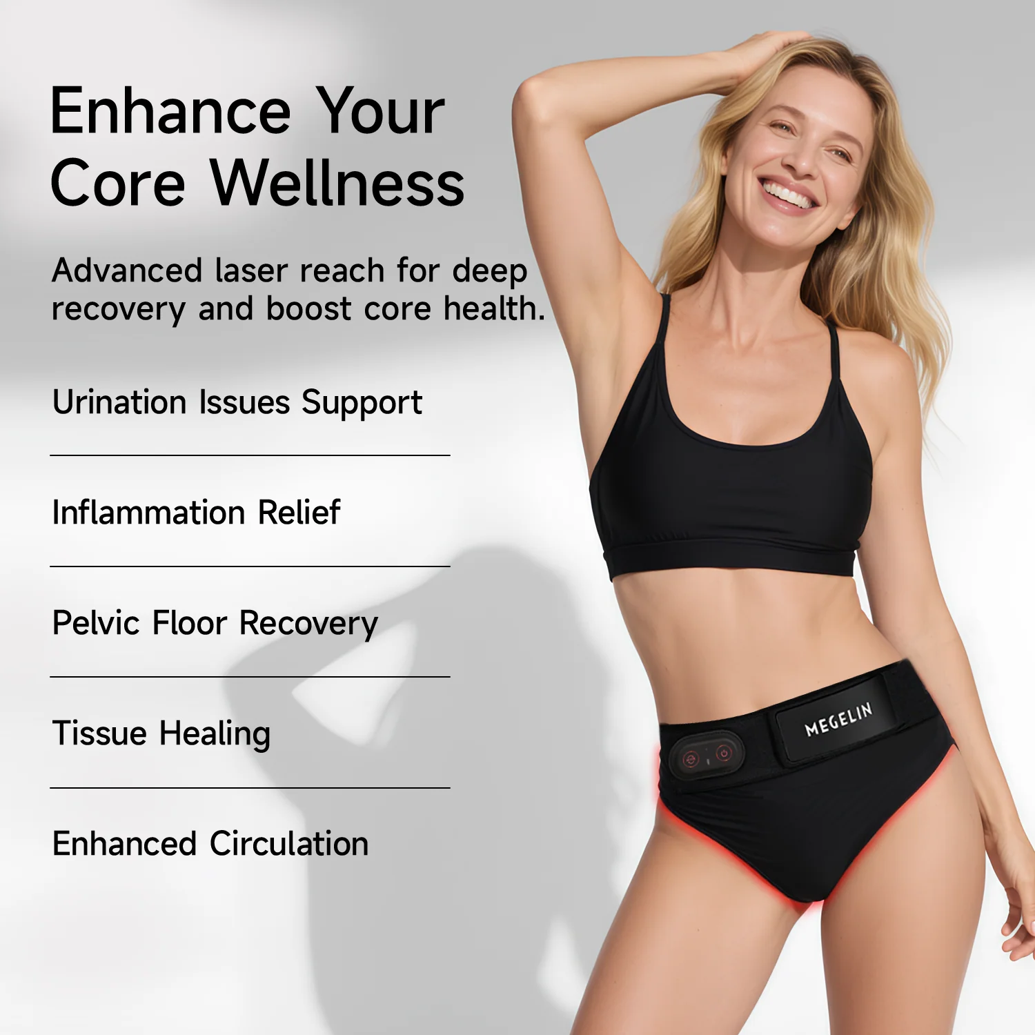 Megelin VitaLux Laser+LED Therapy Wear for Women - Image 3