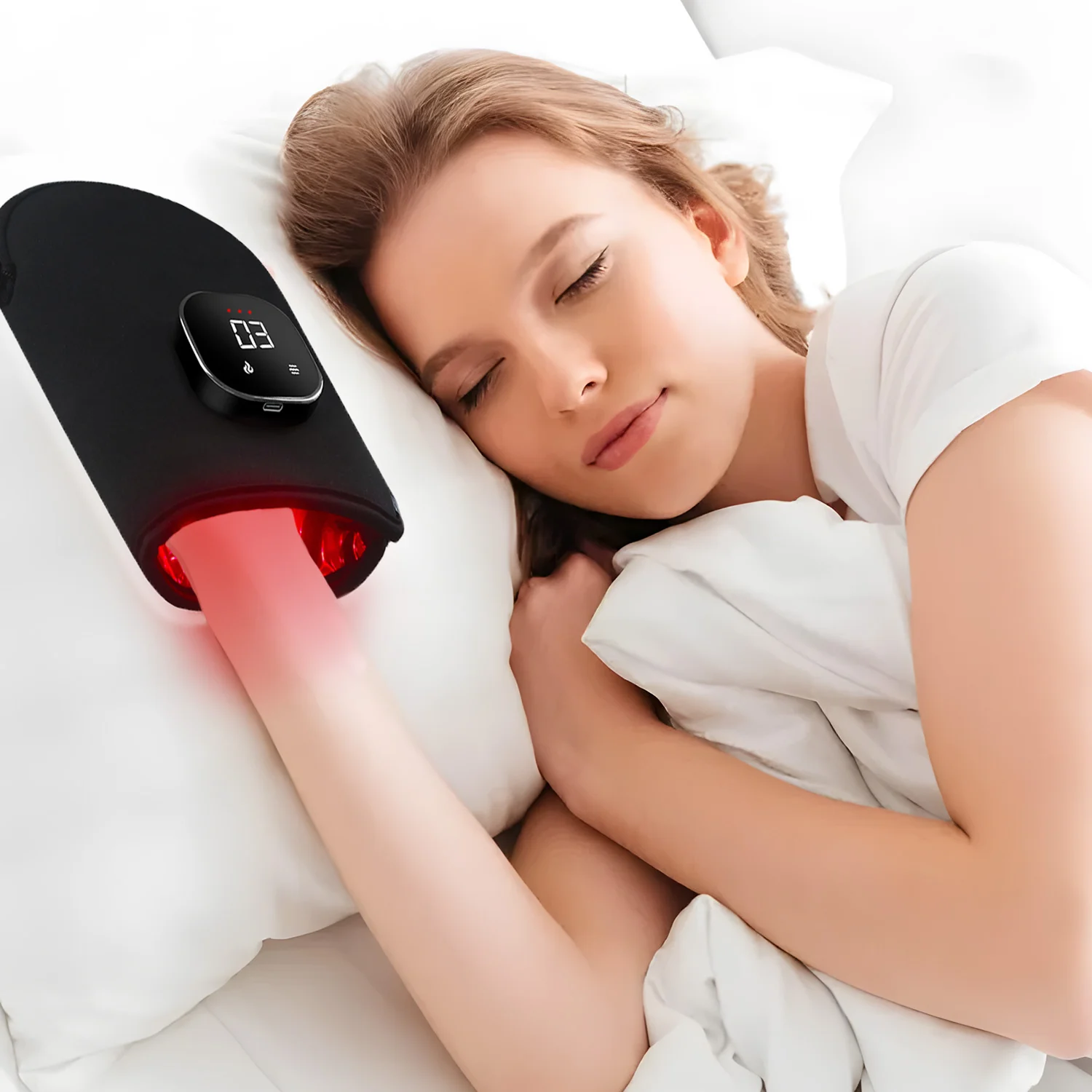 Megelin Red Light Therapy Heating Glove - Image 4