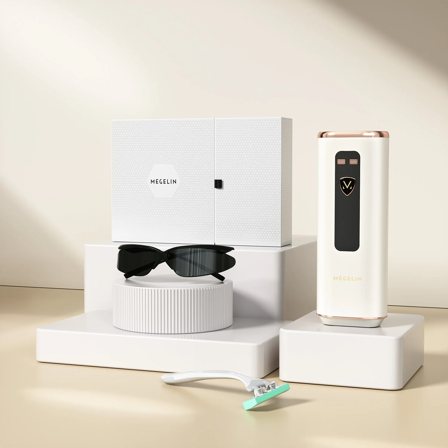 Megelin X Sapphire IPL Hair Removal Handset - Image 6